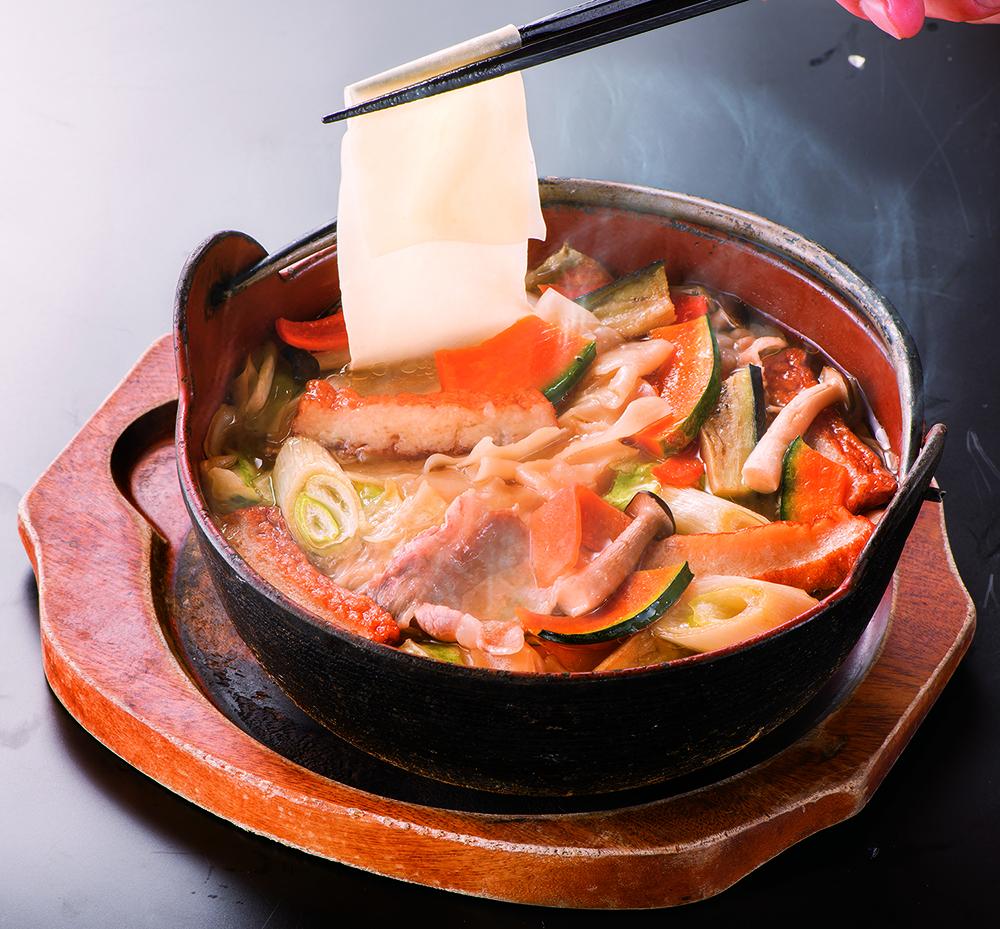 上州の郷土料理おっ切り込みうどん